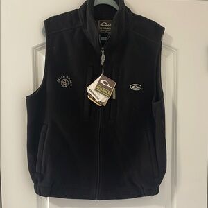 Drake Black Fleece Vest